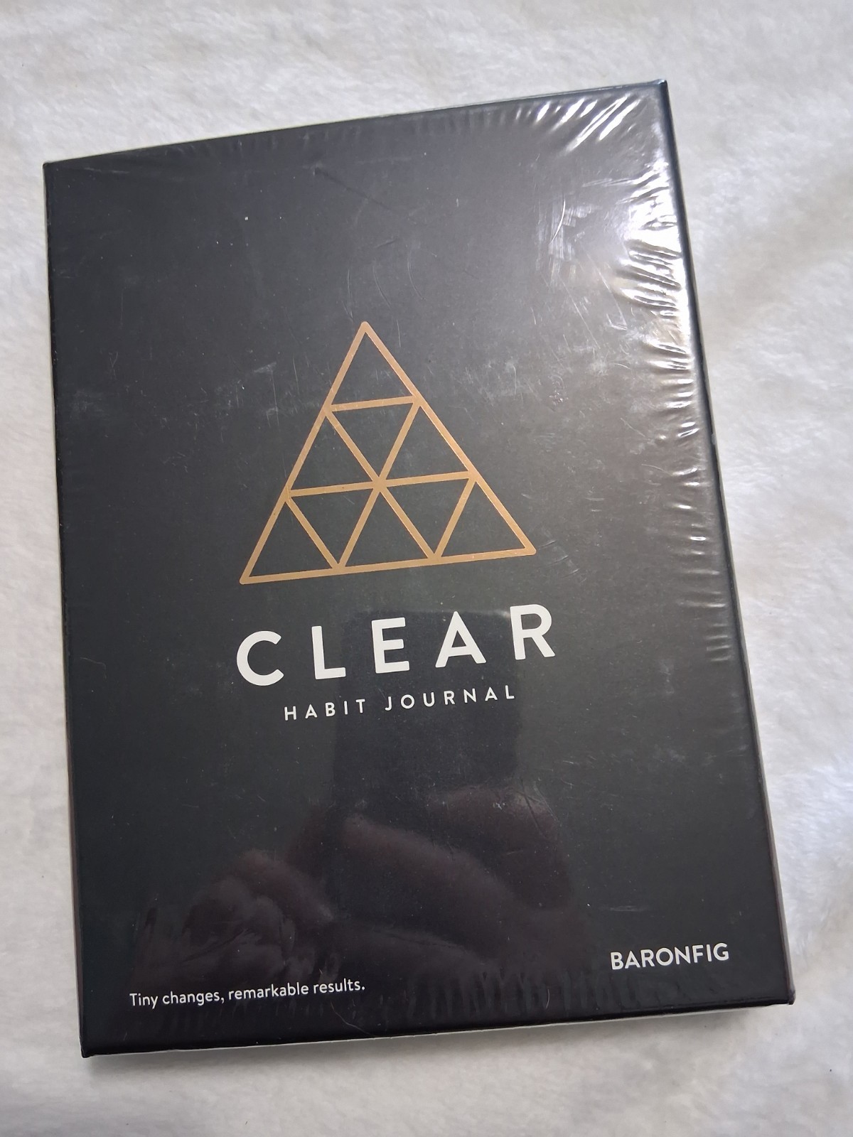 Baronfig Clear Habit Journal Book Sealed Box Black Flagship James Clear NIP NEW