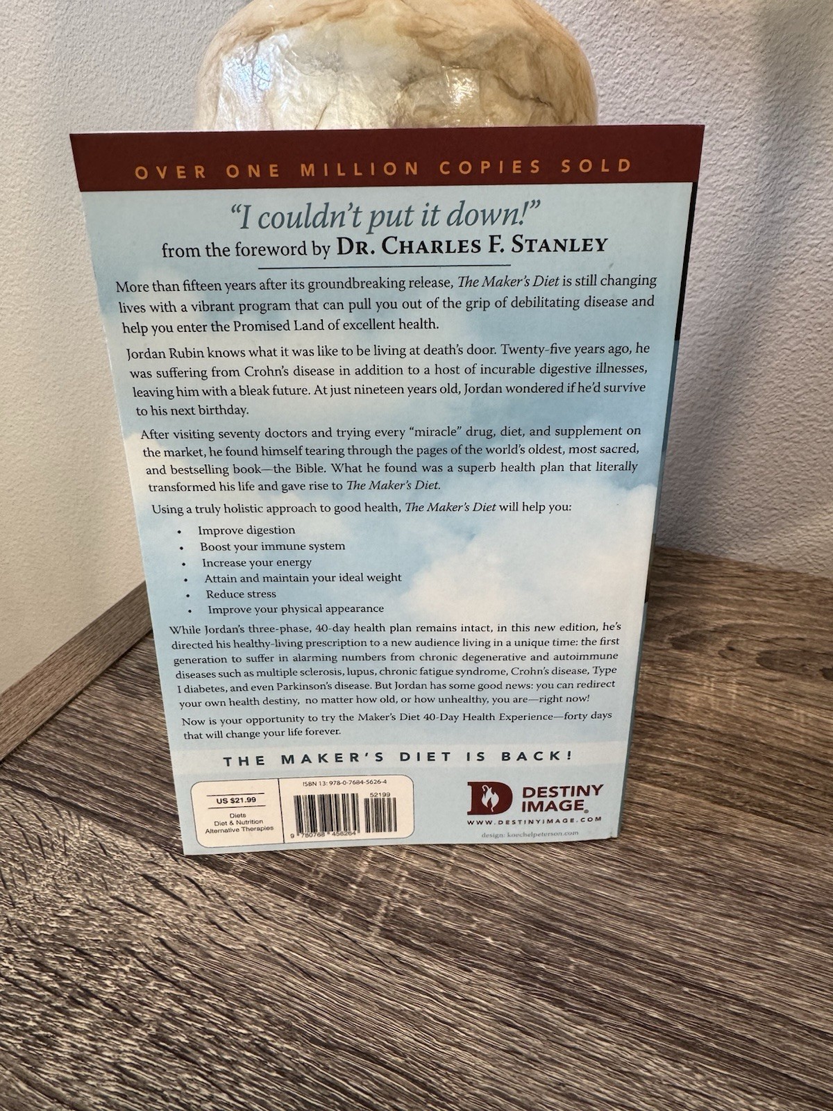 The Maker’s Diet Updated & Expanded Jordan Rubin 2020 Paperback