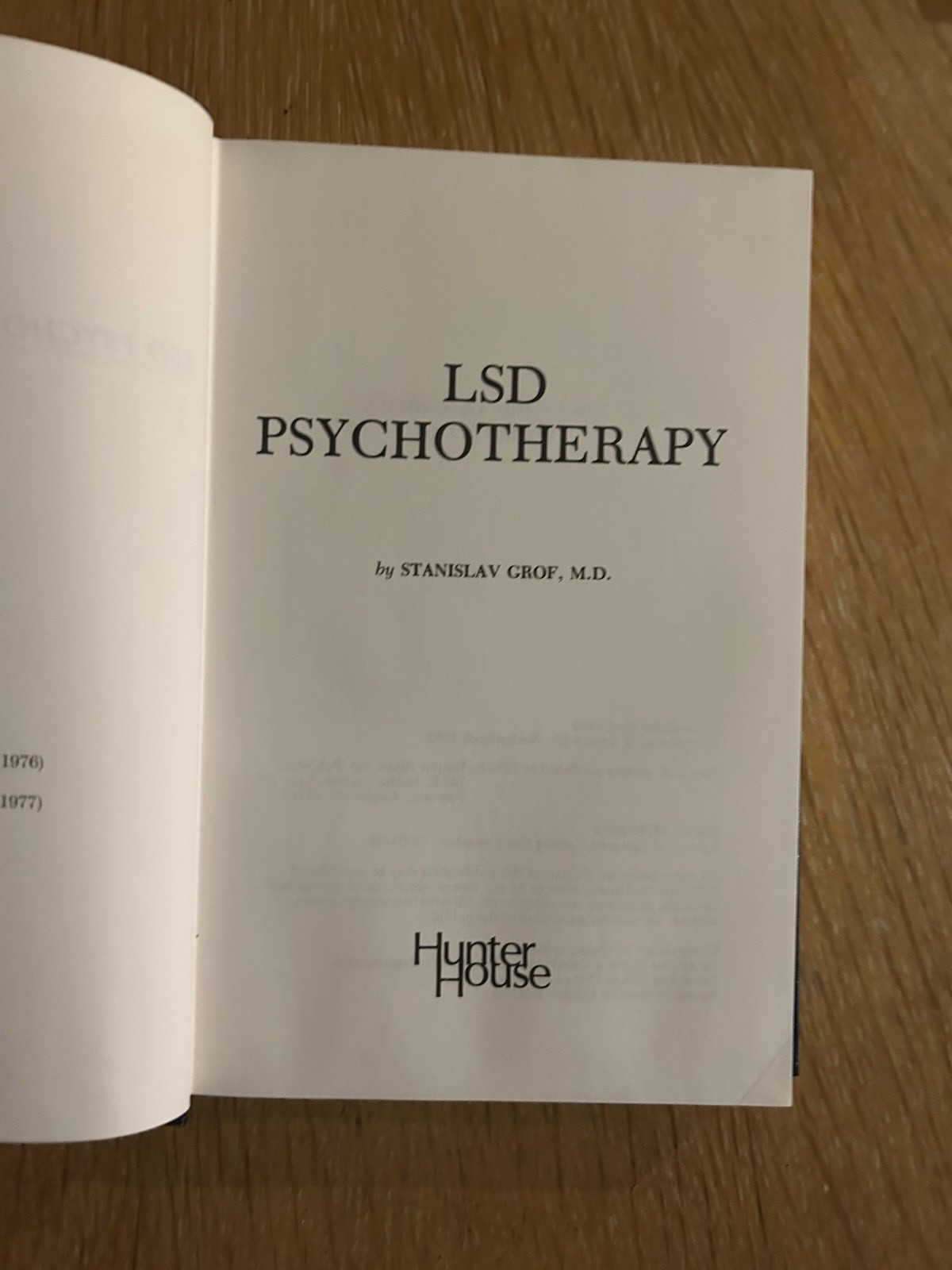 LSD psychotherapy by Stanislav Grof – 1980 – 1st Edition HCDJ-Research Pioneer