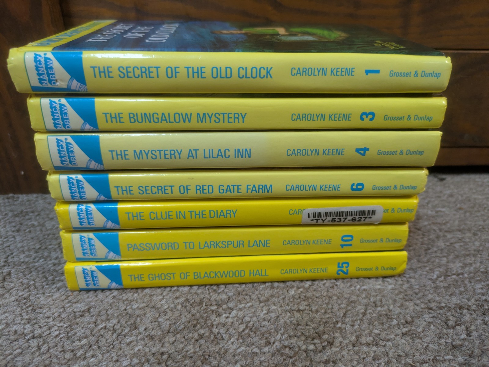 Lot Of 7 Nancy Drew Books – 1990s & 2000s – Keene – #1, 3, 4, 6, 7, 10, 25 EC!!!
