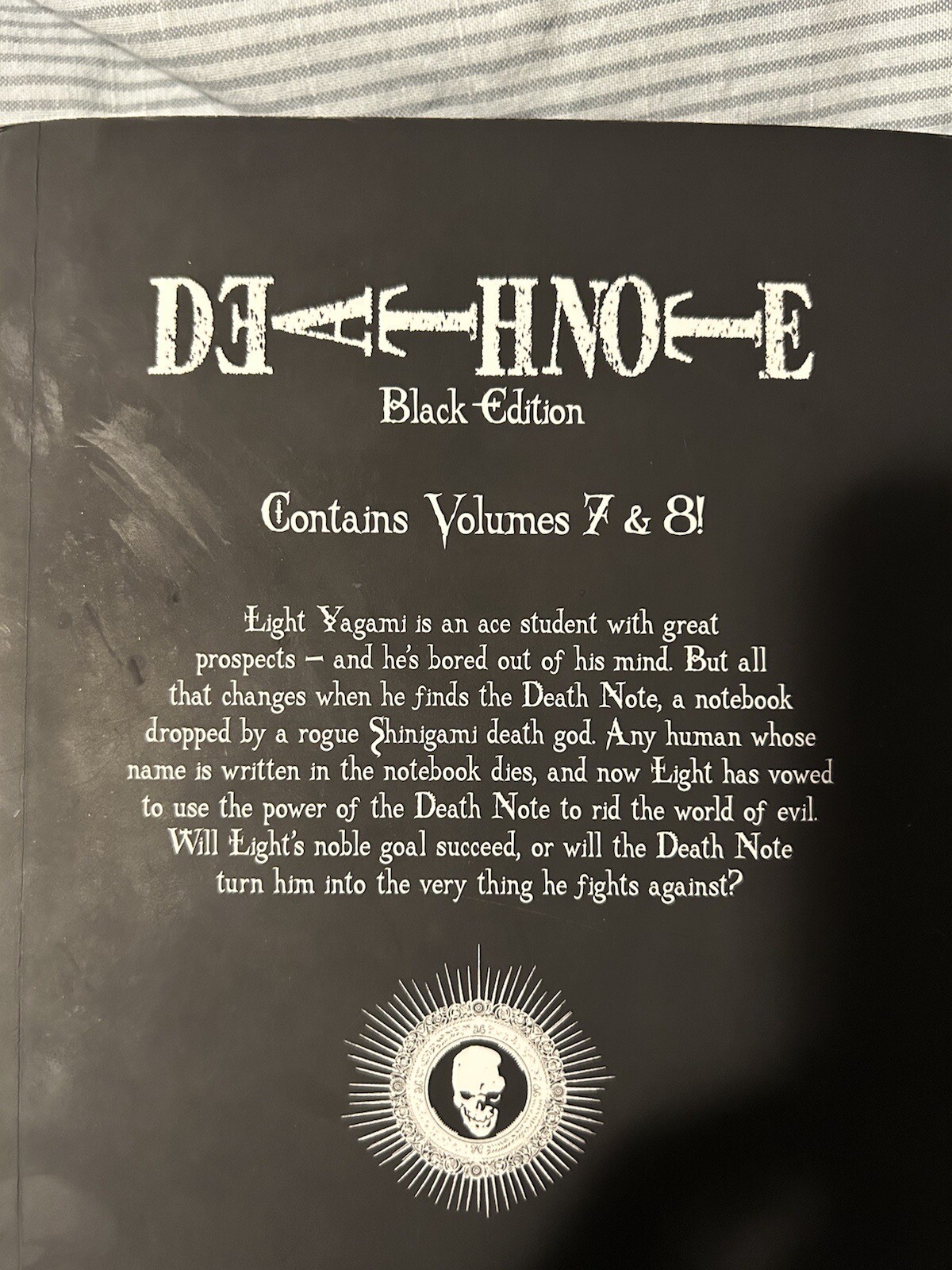 Deathnote *BLACK EDITION* 2- in -1 manga series books 1,2,3,4,7,8