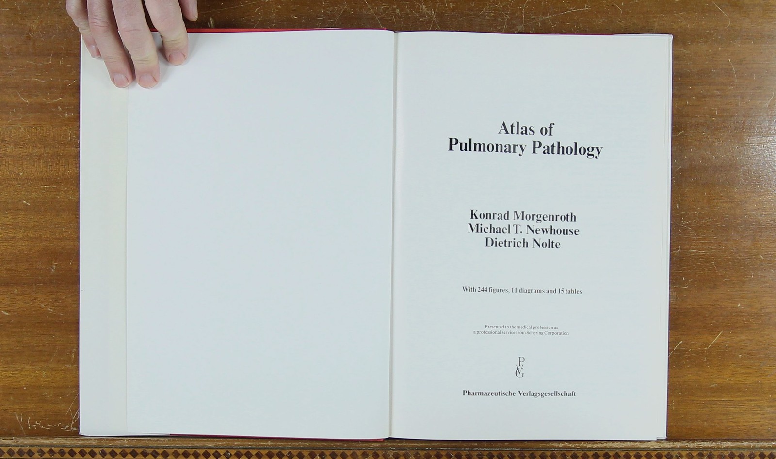 Atlas of Pulmonary Pathology 3885810212 Morgenroth, Newhouse, Nolte 1982