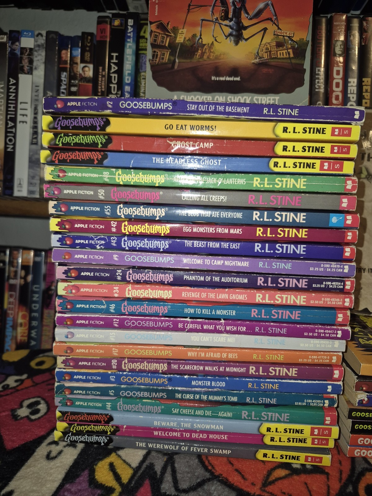 Goosebumps R.L Stine Apple Fiction Lot of 32 Scholastic Books Vintage 90s-2000s