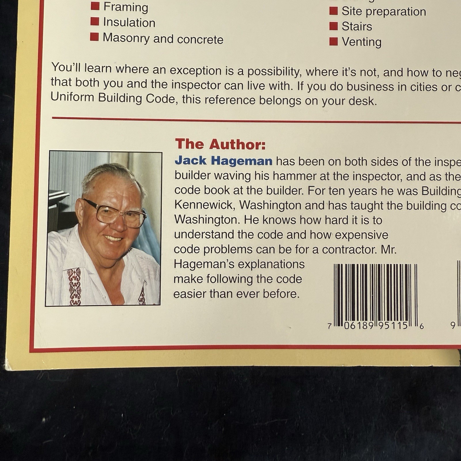 Contractor’s Guide to the Building Code: Based on the 1997 Uniform Building Code