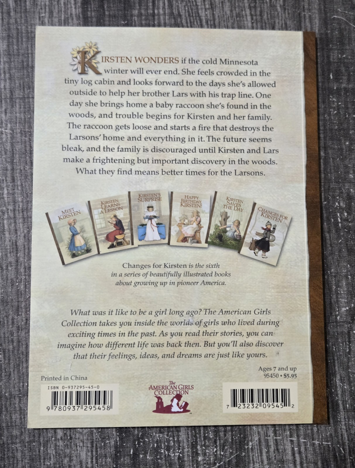 1854 Kirsten American Girl Collection Book Box Set 1 2 3 4 5 6 – Six Book Set