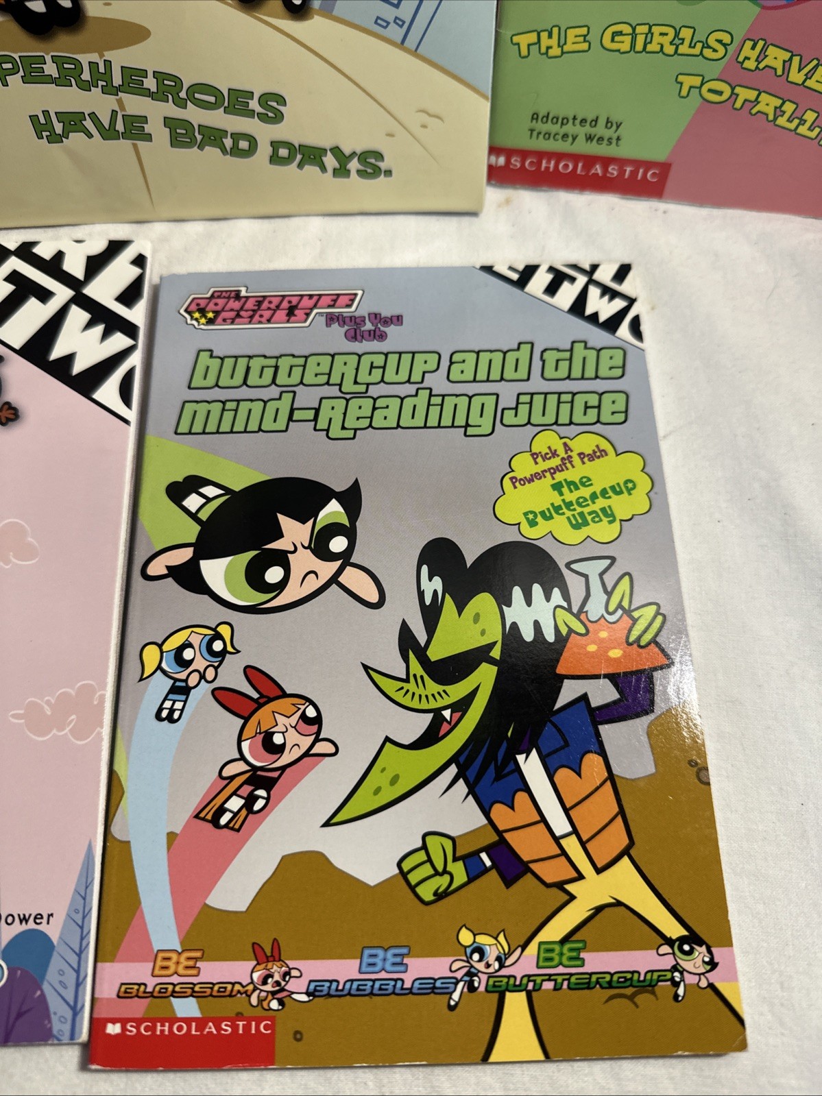 Vintage 2000’s Powerpuff Girls Picture Books Scholastic Paperback Lot