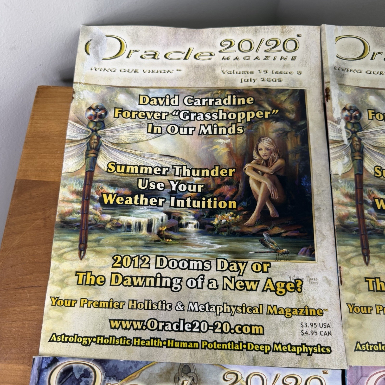 ORACLE 20/20 MAGAZINE LOT OF 8 2000s Metaphysics, Astrology, Witchcraft