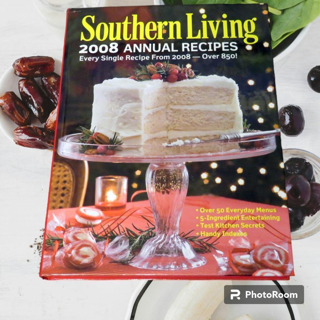 Lot of 3 Southern Living Annual Recipes Cookbooks 2006, 2007 & 2008 Hardback