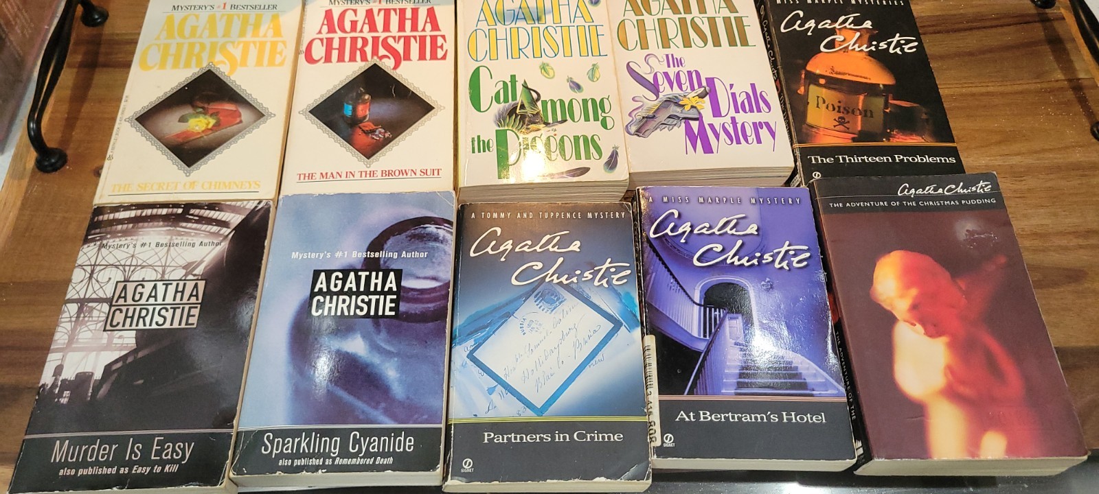Lot Of 15 Agatha Christie Vintage PB Mysteries Hercule Poirot Miss Marple Books