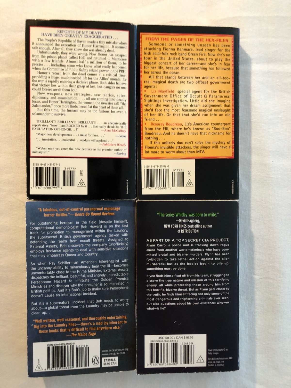 Lot of 4 2000s-2010s Sci Fi Books