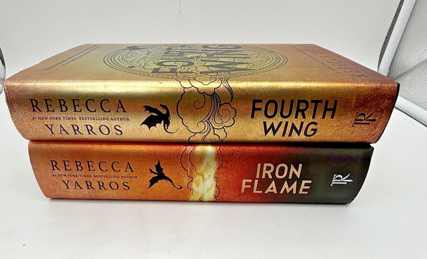 Fourth Wing & Iron Flame Hardcover Lot by Rebecca Yarros – Empyrean Series