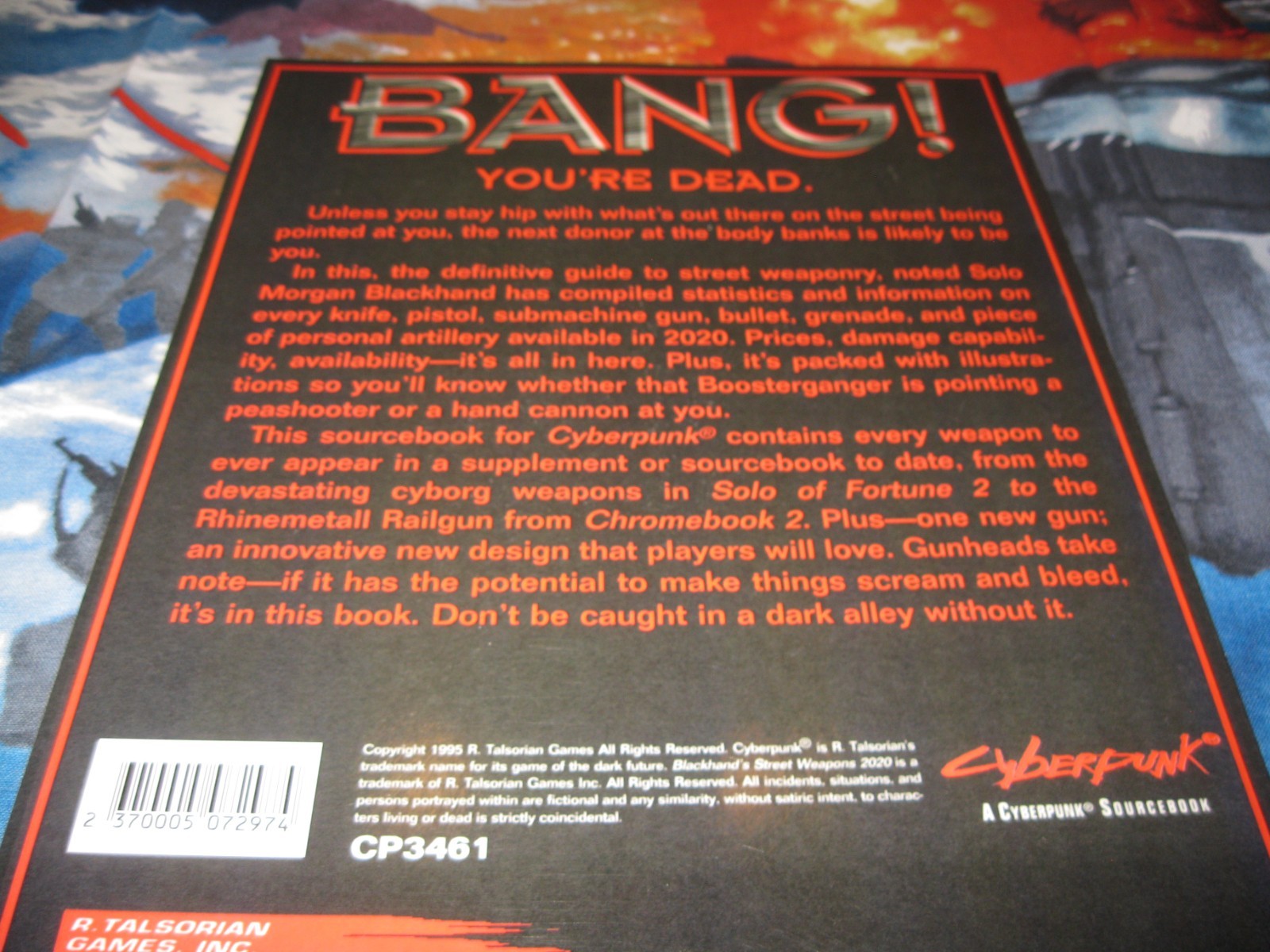Cyberpunk 2020 RPG: Blackhand’s Street Weapons 2020 by R. Talsorian Games CP3461