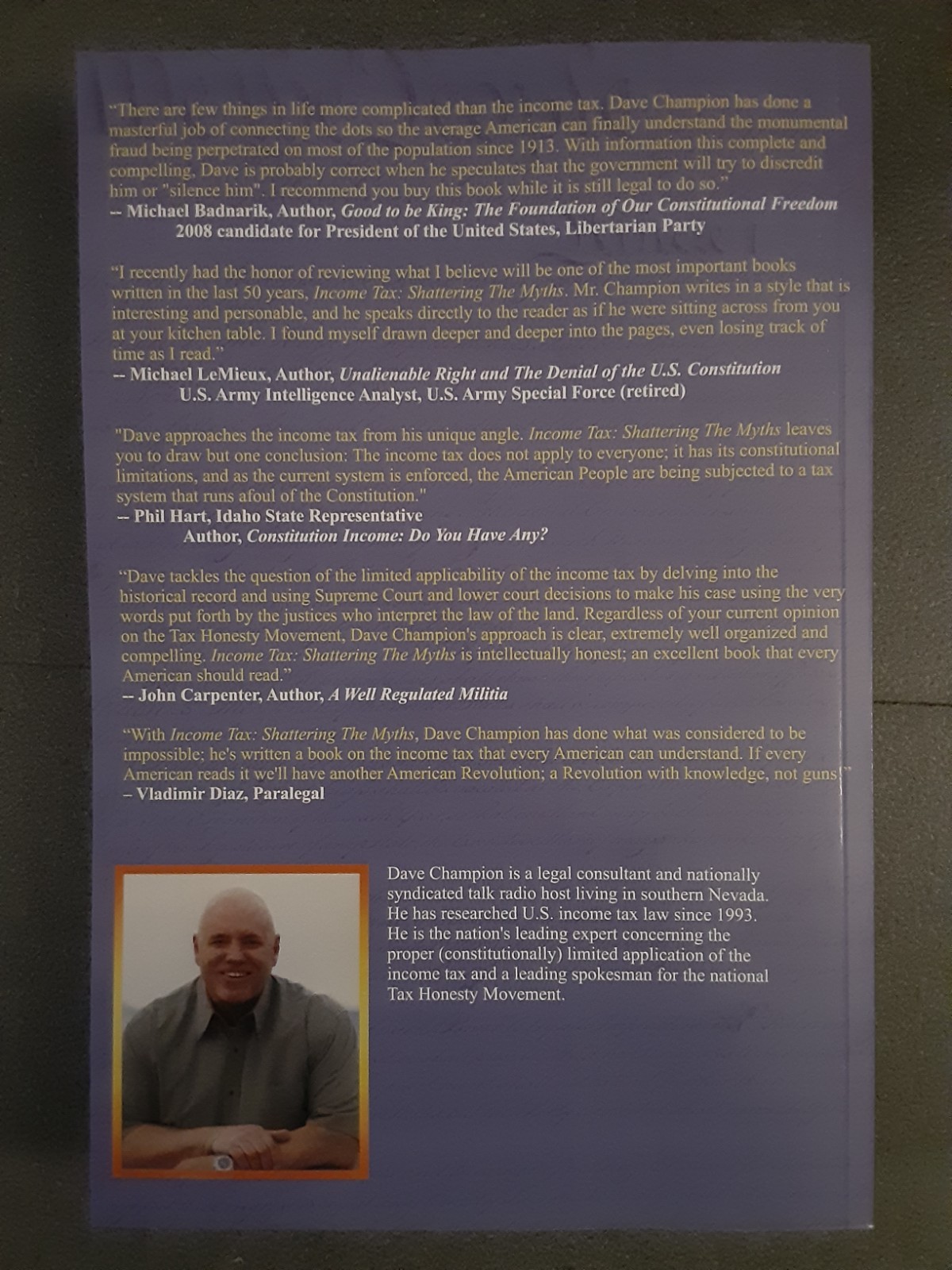 Income Tax Shattering The Myths – Paperback Book – (W9, Payroll, 1099, etc)