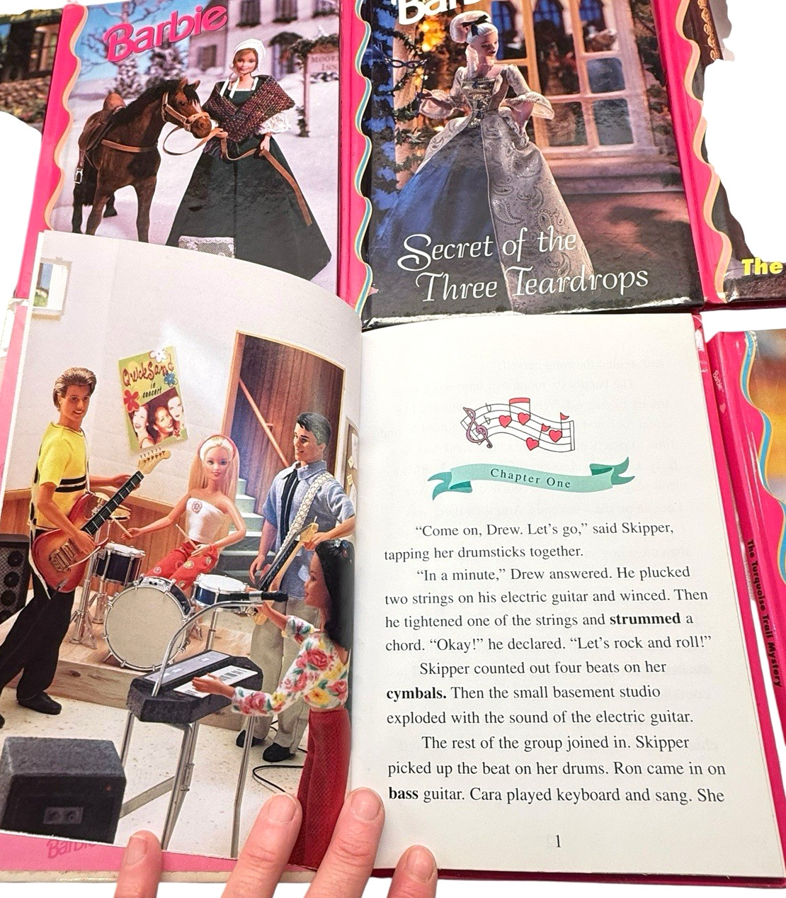 Lot of 18 Vintage Barbie & Friends Book Club Grolier Hardcover Books 90s Mattel