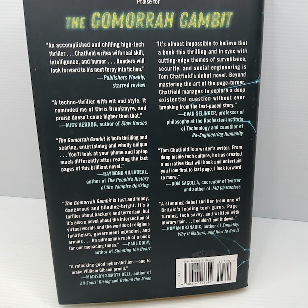 The Gomorrah Gambit – Tom Chatfield – Hardcover, Book –