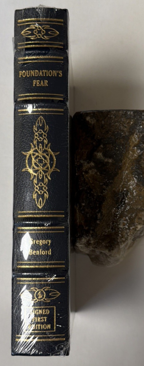 Foundation’s Fear by Gregory Benford 1997 Easton Press Signed First Ed Sealed