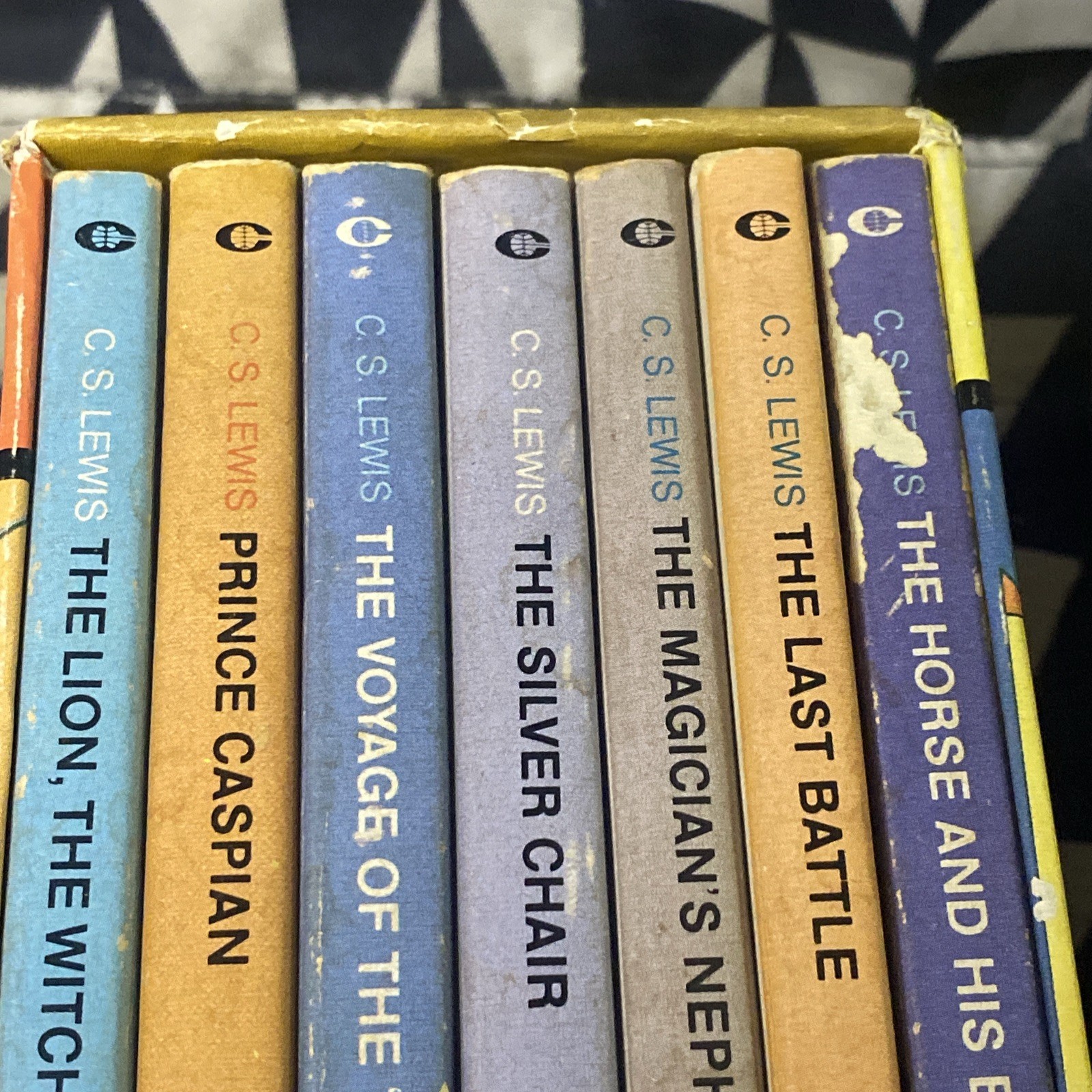 The Chronicles of Narnia Vintage Collier 1977 Box Set by C.S. Lewis Paperback