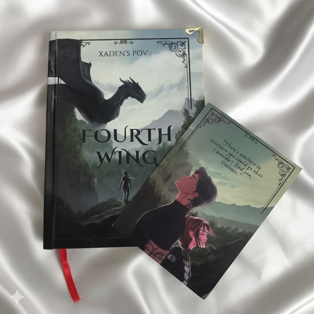 Fourth Wing Hardcover Book – Rebecca Yarros – Xaden’s POV Special Edition