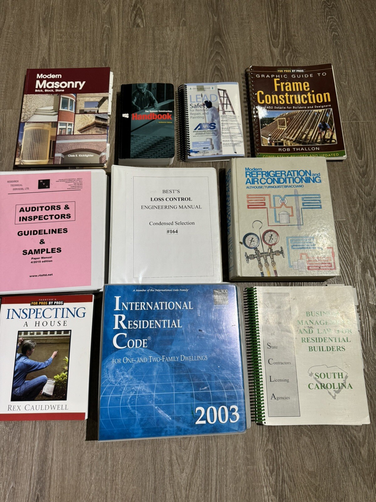 Miscellaneous Contractor Books