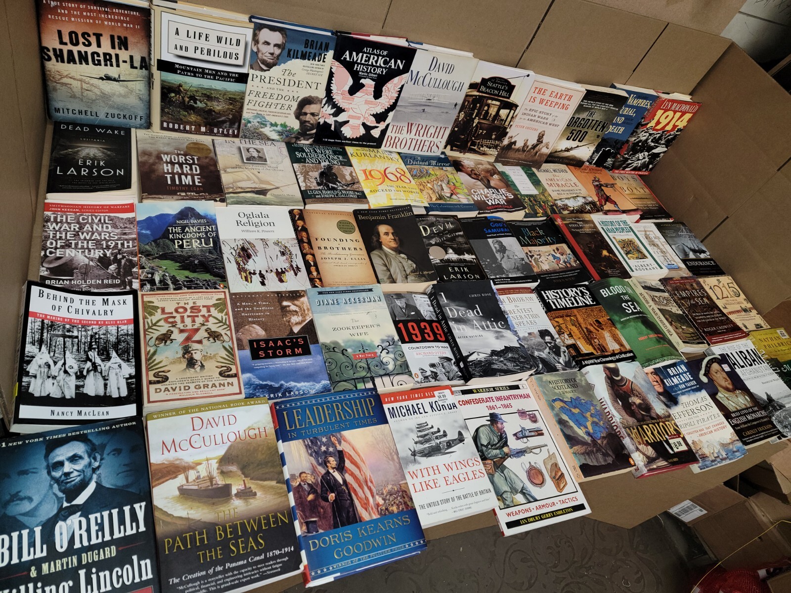Lot of 5 History US World Europe American Europe Ancient War Book MIX UNSORTED