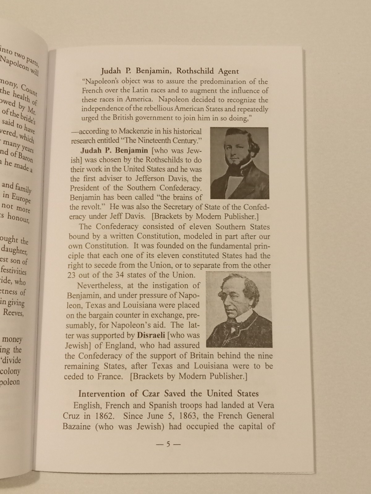 Abraham Lincoln and Rothschilds: Real Cause of Civil War by Charles Coughlin SB