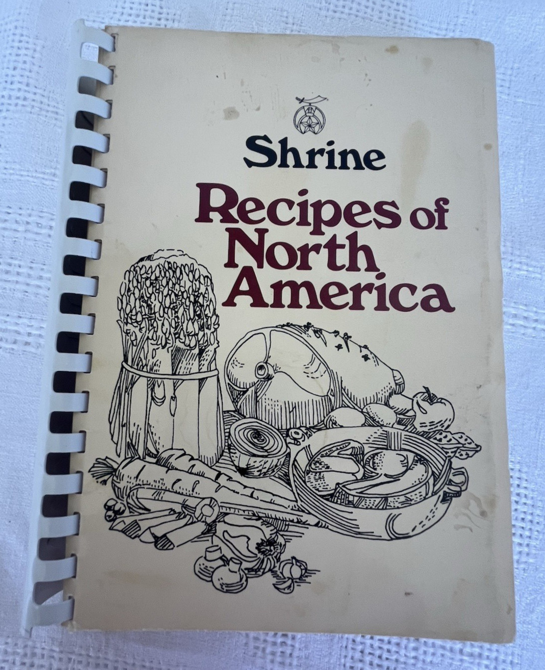 Shrine Recipes of North America 1973-74 Cookbook Spiral Bound 400 Pages