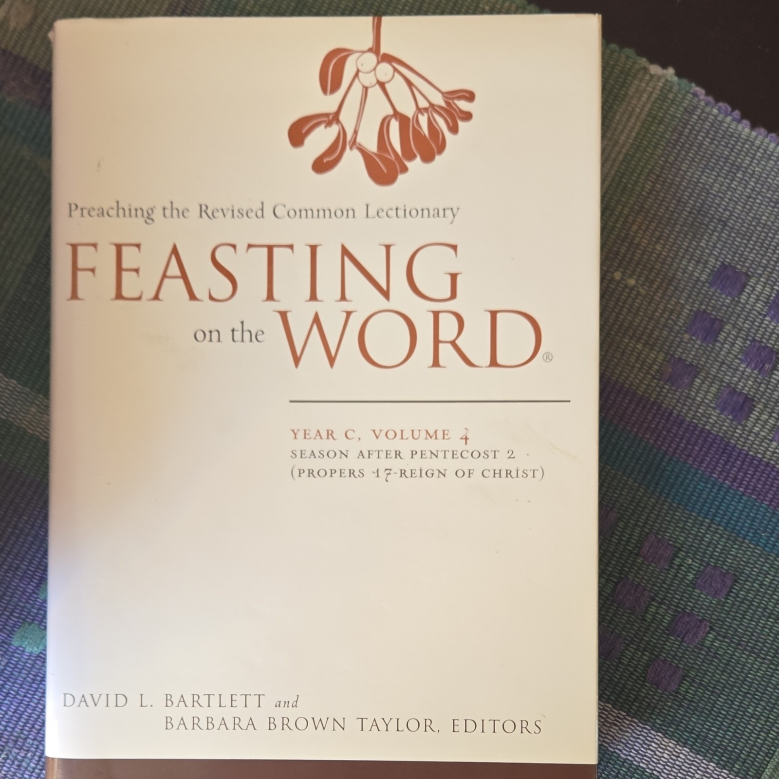 Feasting on the Word Year C Volumes 1-4 Hardcover Worship Bartlett Taylor