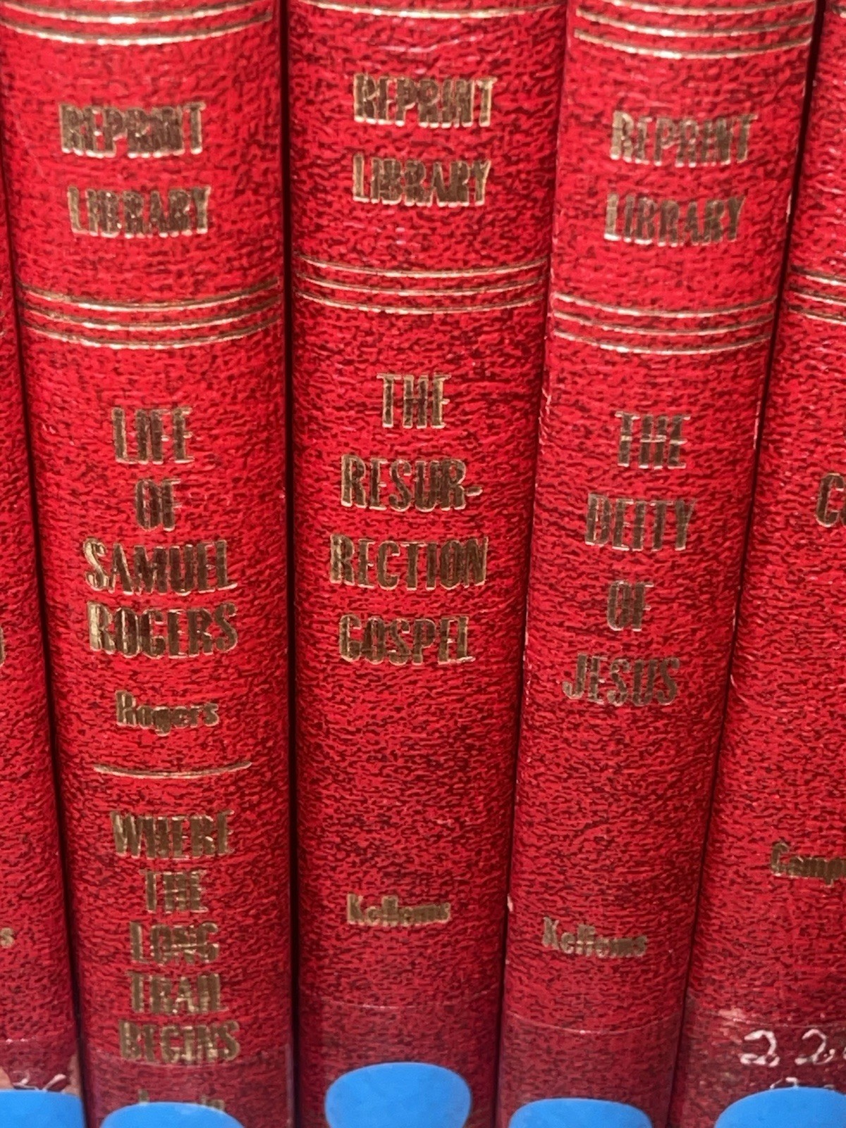 Restoration Reprint Library lot of 20 books religious Theology, Bible ￼￼