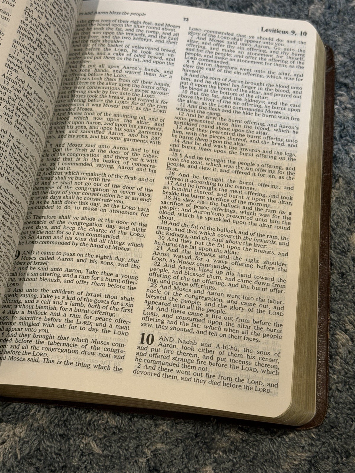 Holy Bible Concordance KJV Red Letter Edition 1973 Red Cover Word Aflame Press