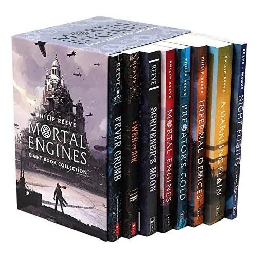 Philip Reeve Mortal Engines Eight Book Set W/ Box Book Set 8 Paperback SEALED