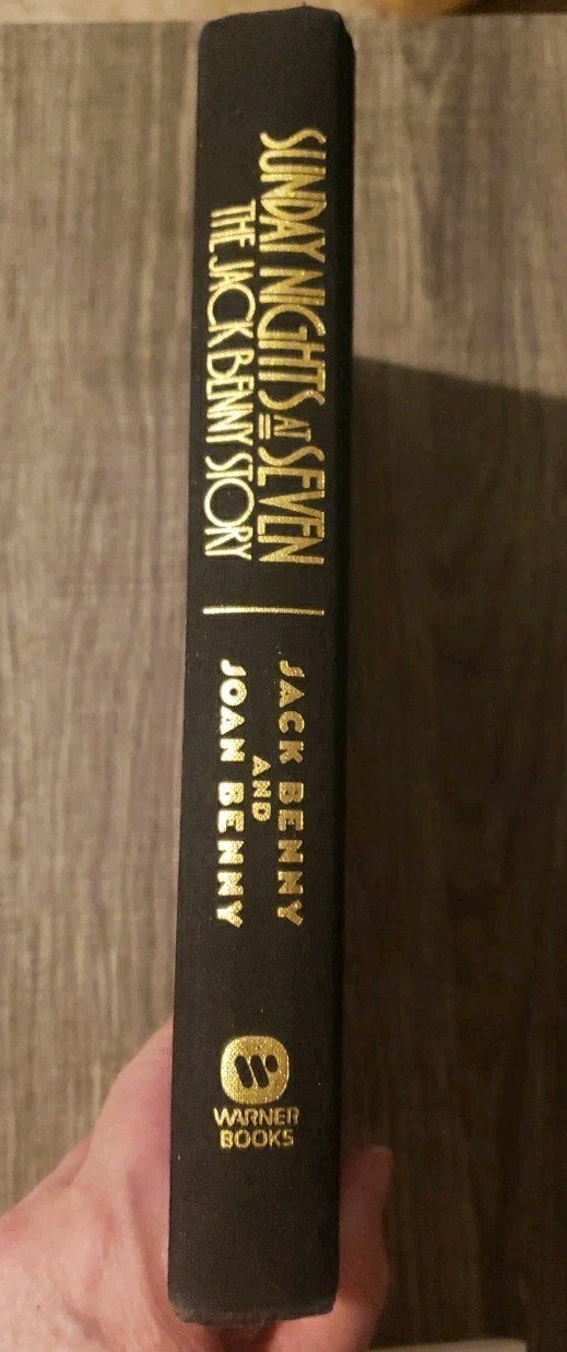 Sunday Nights At Seven The Jack Benny Story Signed By Joan Benny HC 1st Printing