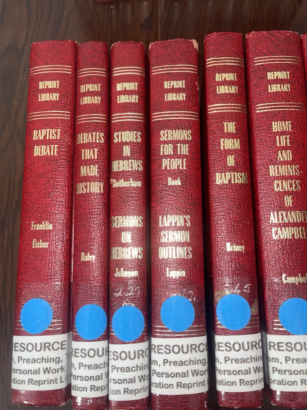 Restoration Reprint Library lot of 20 books religious Theology, Bible ￼￼