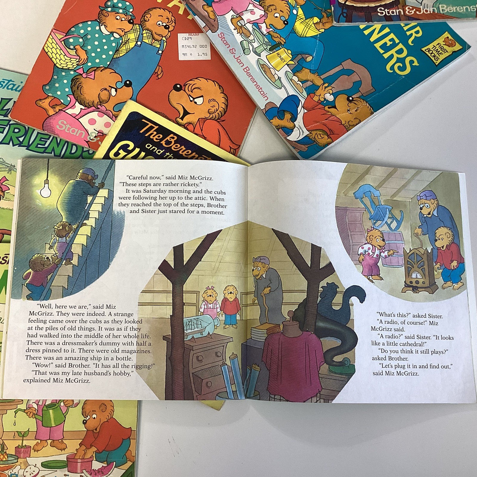 Berenstain Bears Story Children Kids Random Titles Vintage 10 Picture Book Lot