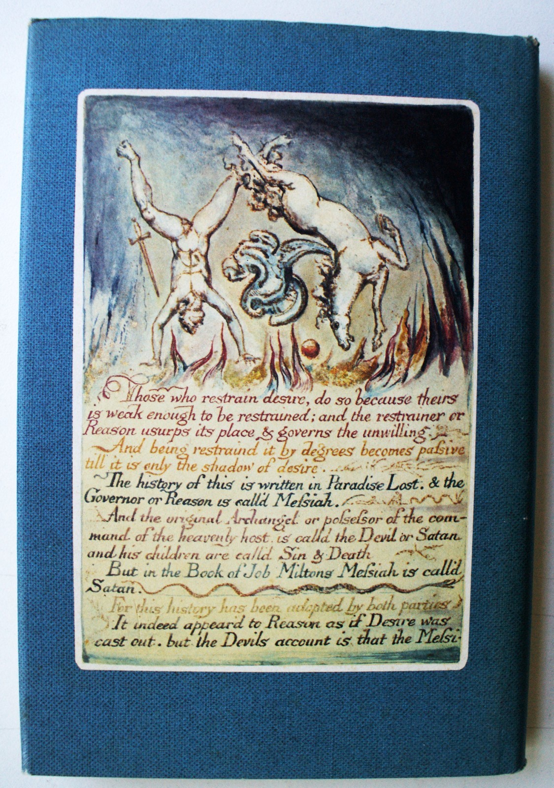 THE MARRIAGE OF HEAVEN AND HELL Blake & Keynes 1st HC DJ [364]