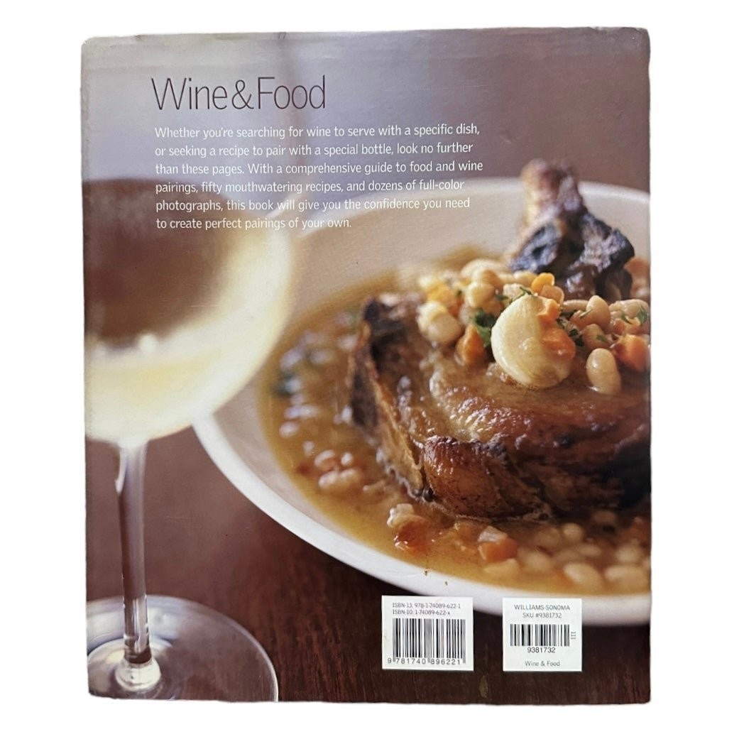 Joshua Wesson Wine and Food Cookbook Hardcover Wine Pairing Guide 176 Pages VG