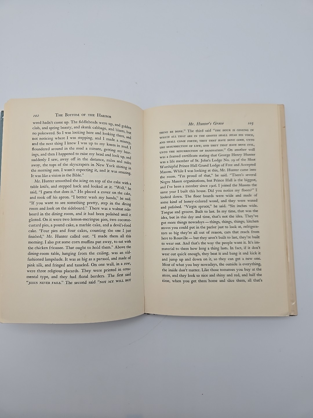 The Bottom of the Harbor by Joseph Mitchel, Little, Brown, 1959 Hard Cover- DJ