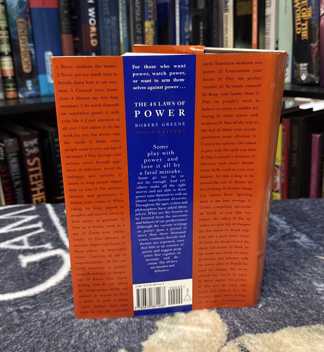 The 48 Laws Of Power — Robert Greene (Hardcover) First Edition/9th Print, VG