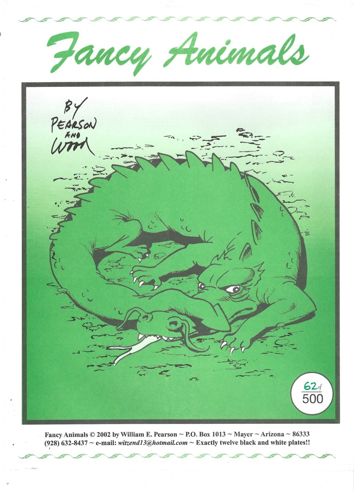 FANCY ANIMALS…HUMAN BEANS…NAKED ALIENS…by Bill Pearson and Wallace Wood