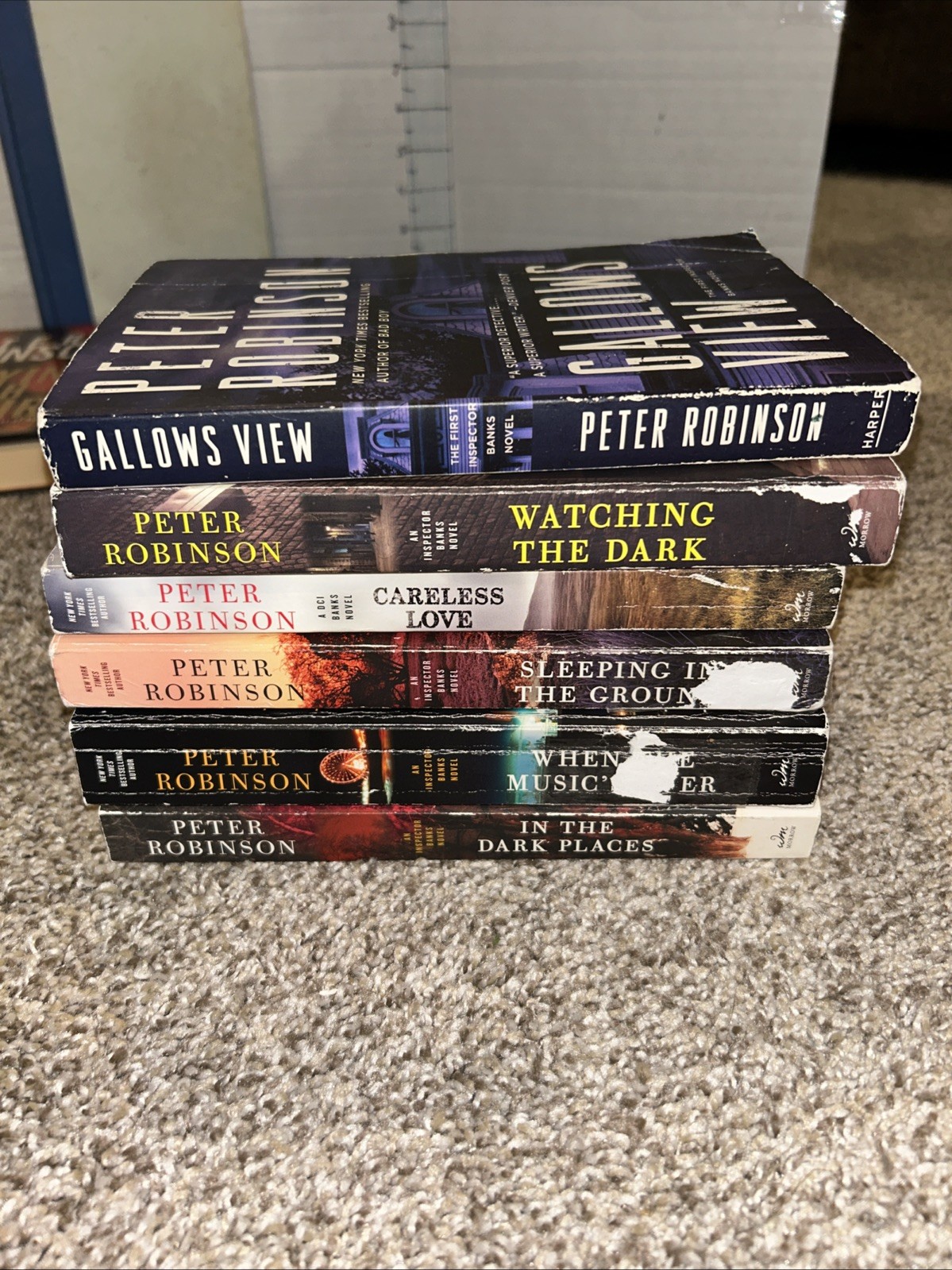 Huge Lot (25) Peter Robinson Books Inspector Banks Hardback & Paperback