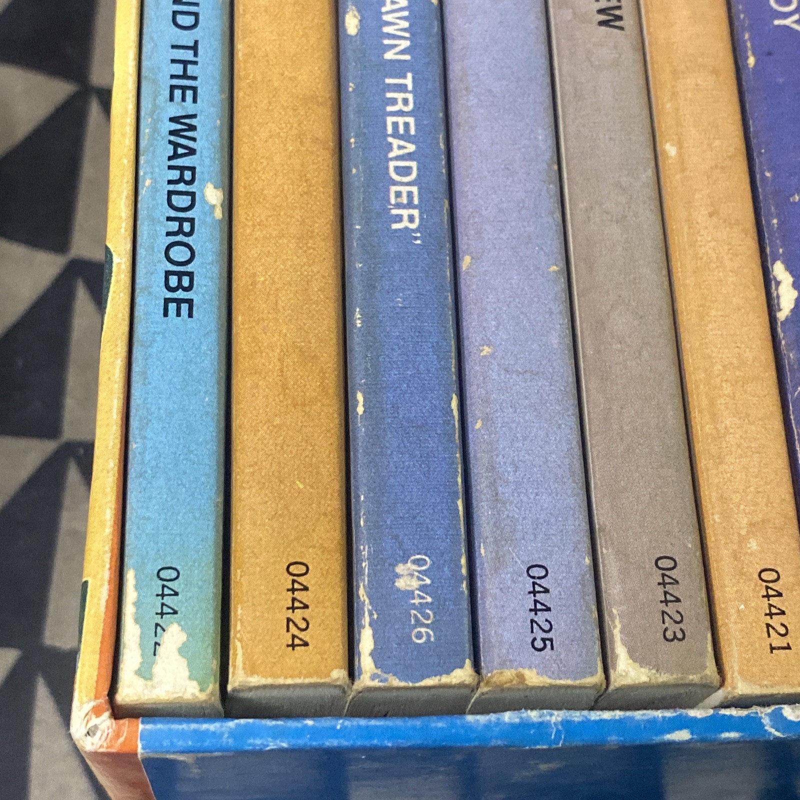 The Chronicles of Narnia Vintage Collier 1977 Box Set by C.S. Lewis Paperback