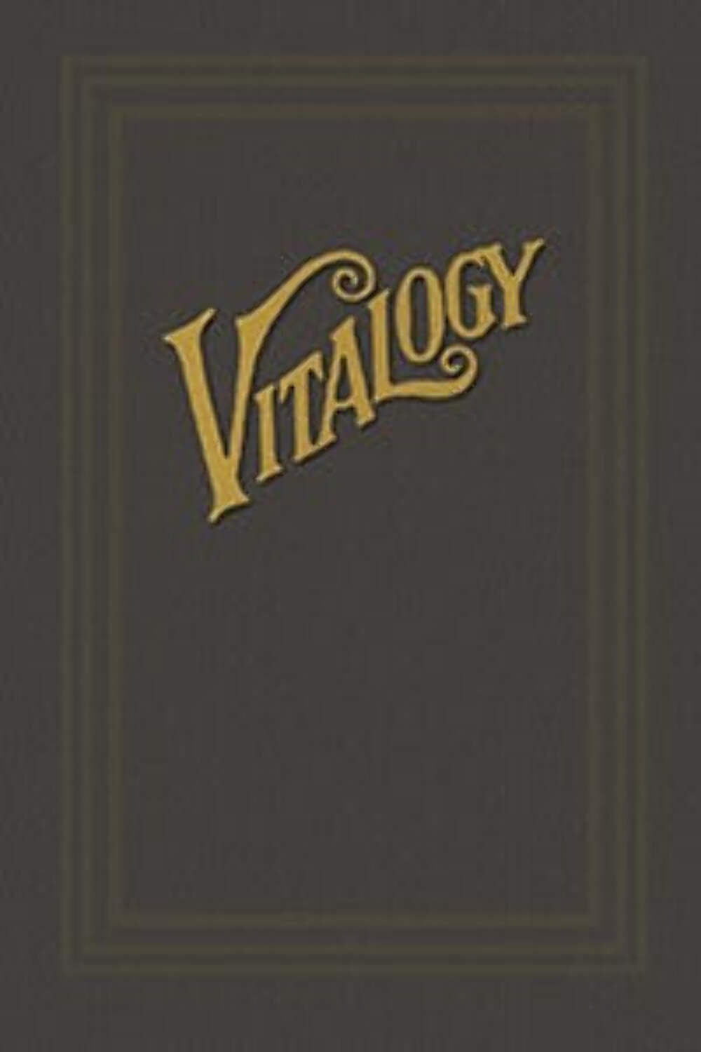 NEW Applewood Books Vitalogy, 9781557094049 Applewood Books Trade Paperback