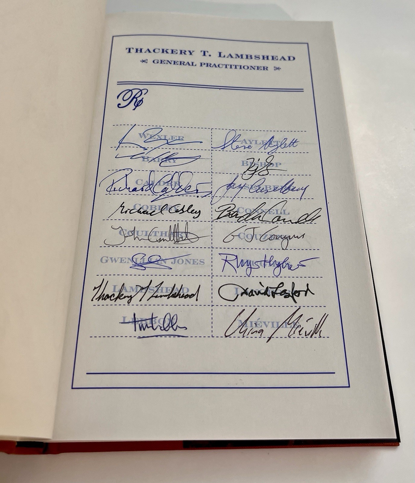 SIGNED LIMITED ED. Alan Moore Neil Gaiman The Thackery T. Lambshead Pocket Guide