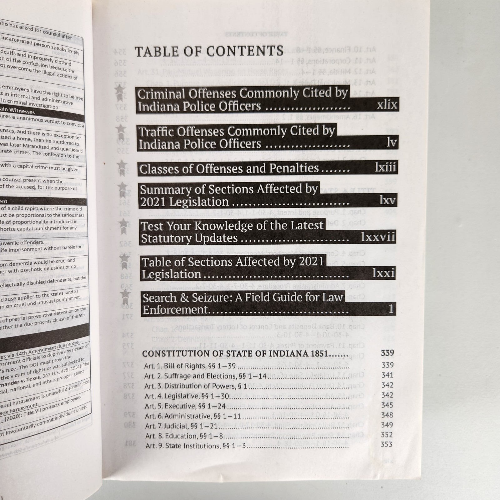 Indiana Criminal And Traffic Law Manual 2021 Edition Blue360 Media