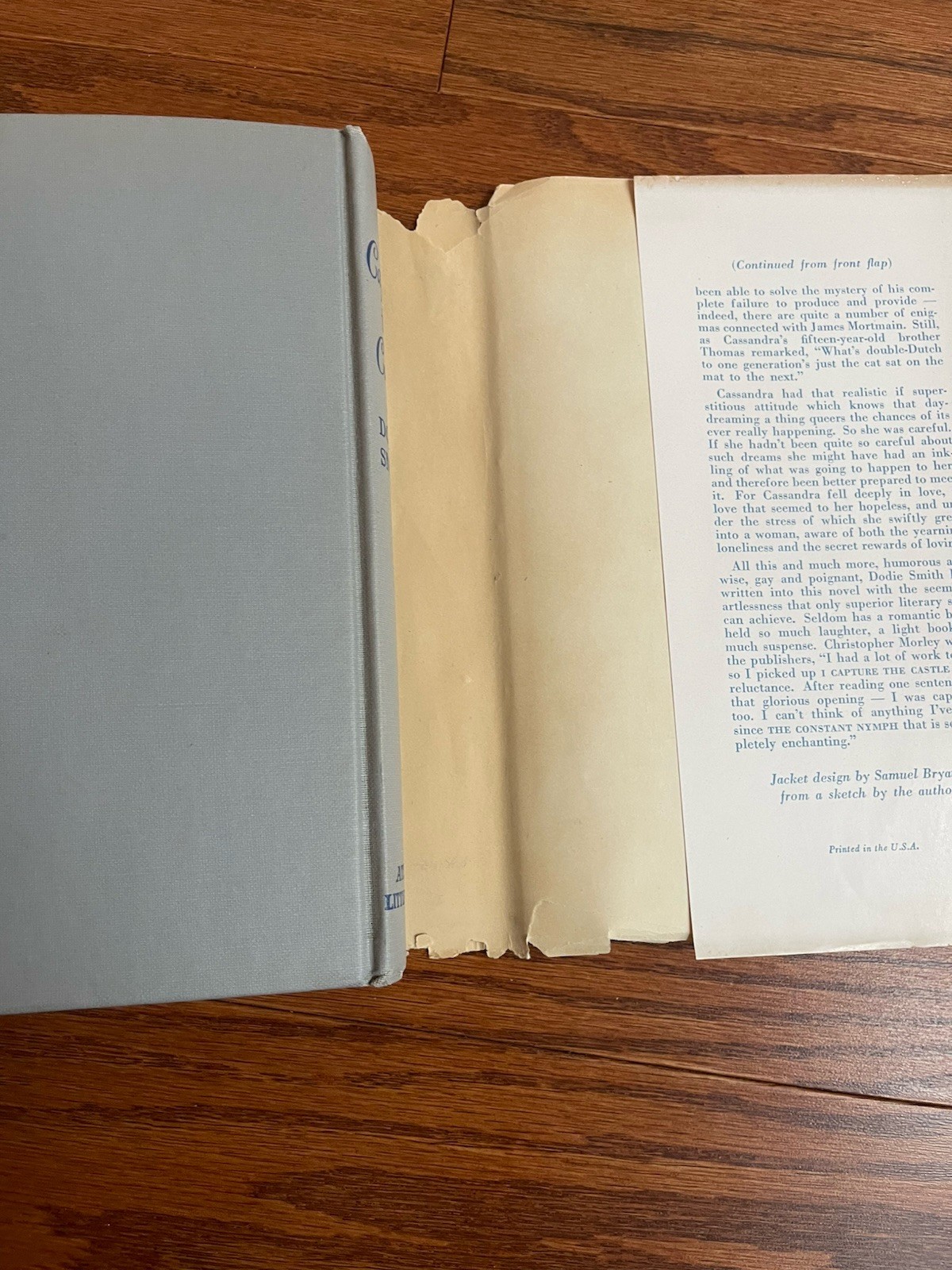 I Capture the Castle Dodie Smith 1948 Little Brown Book Club Edition w/ DJ HC