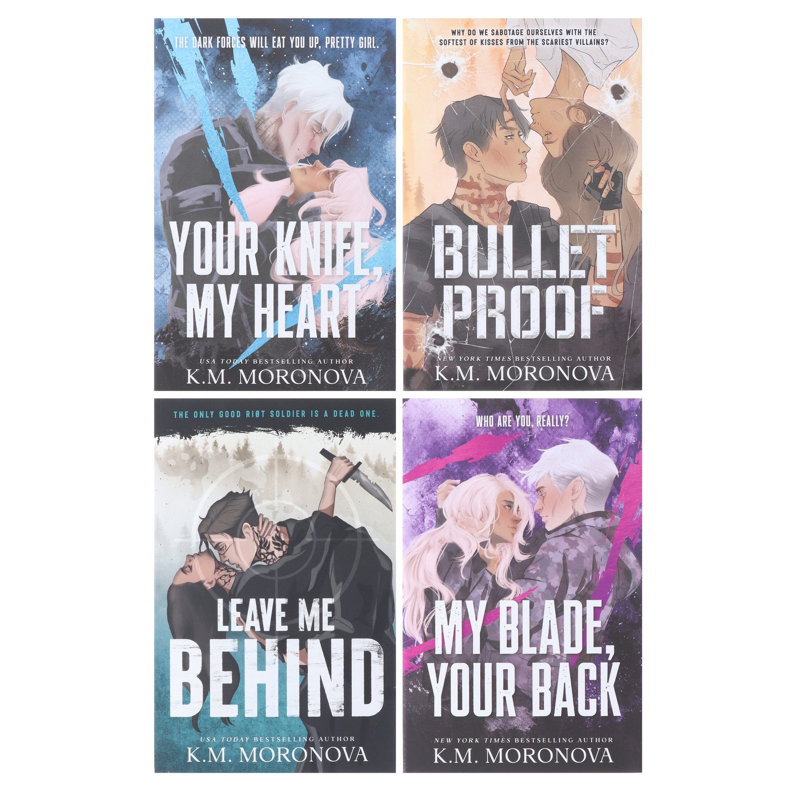 Dark Forces Series by K.M. Moronova 4 Books Set – Fic – PB