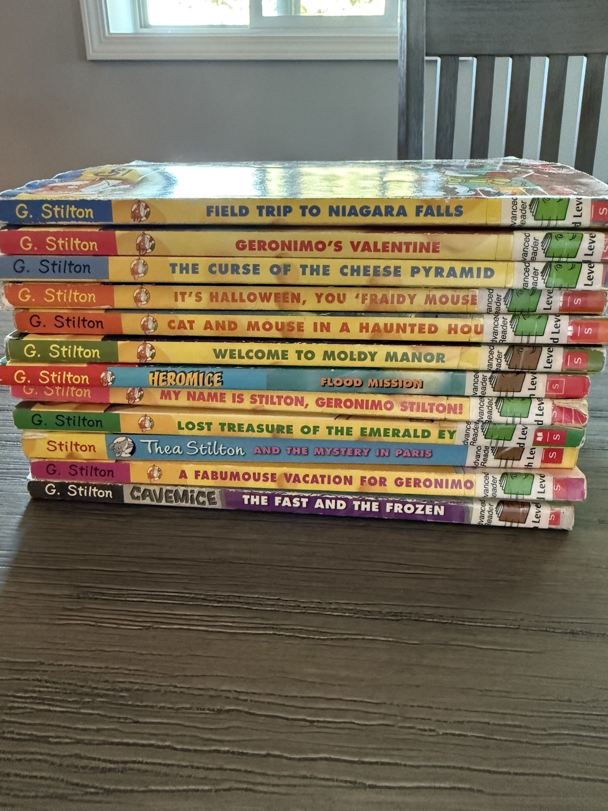 Geronimo Stilton Illustrated Paperback Book Lot – Scholastic Ages 4-8 9-12