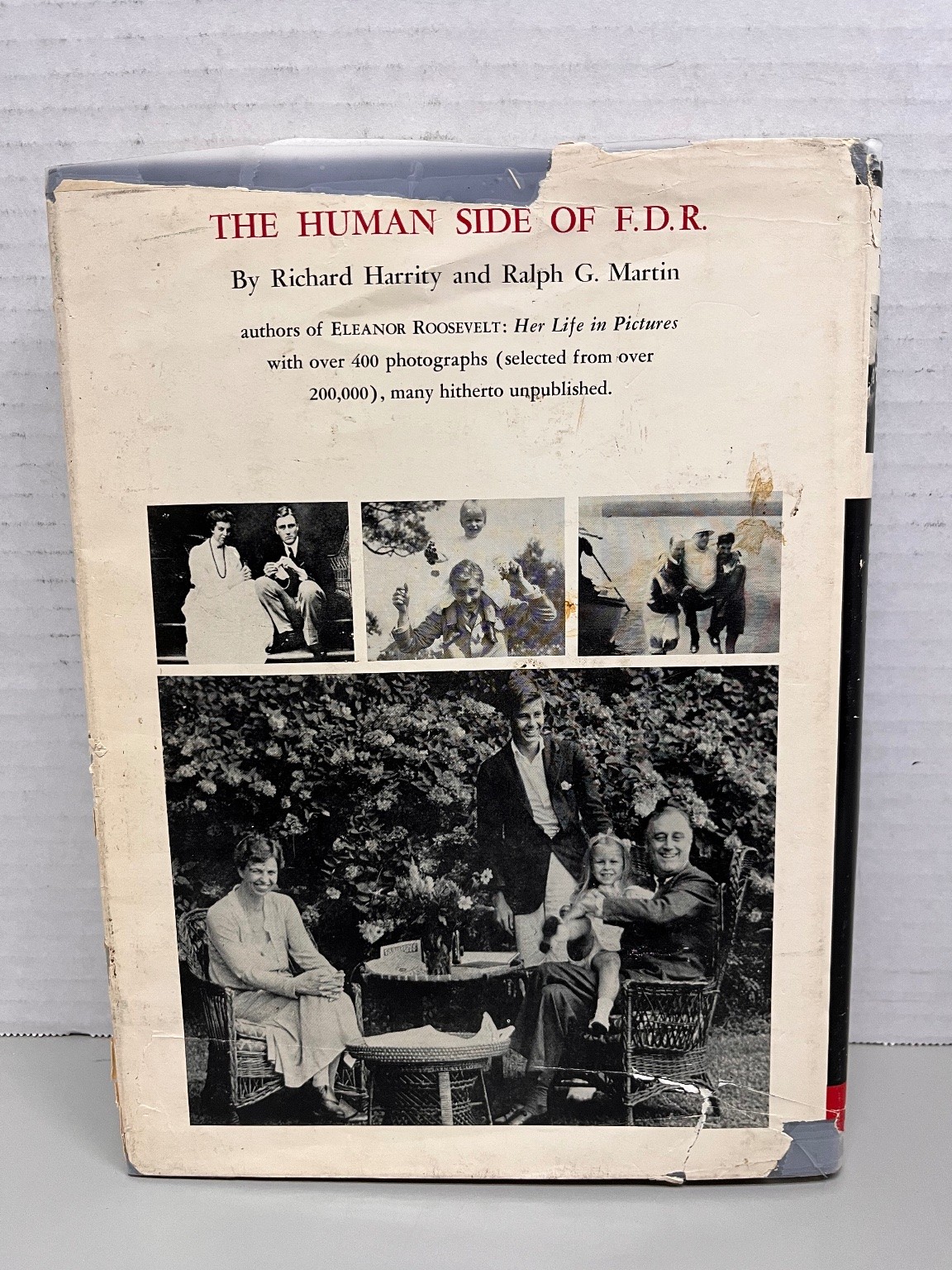 The Human Side of F.D.R. Harrity Martin 1960 First Edition Pictorial Biography