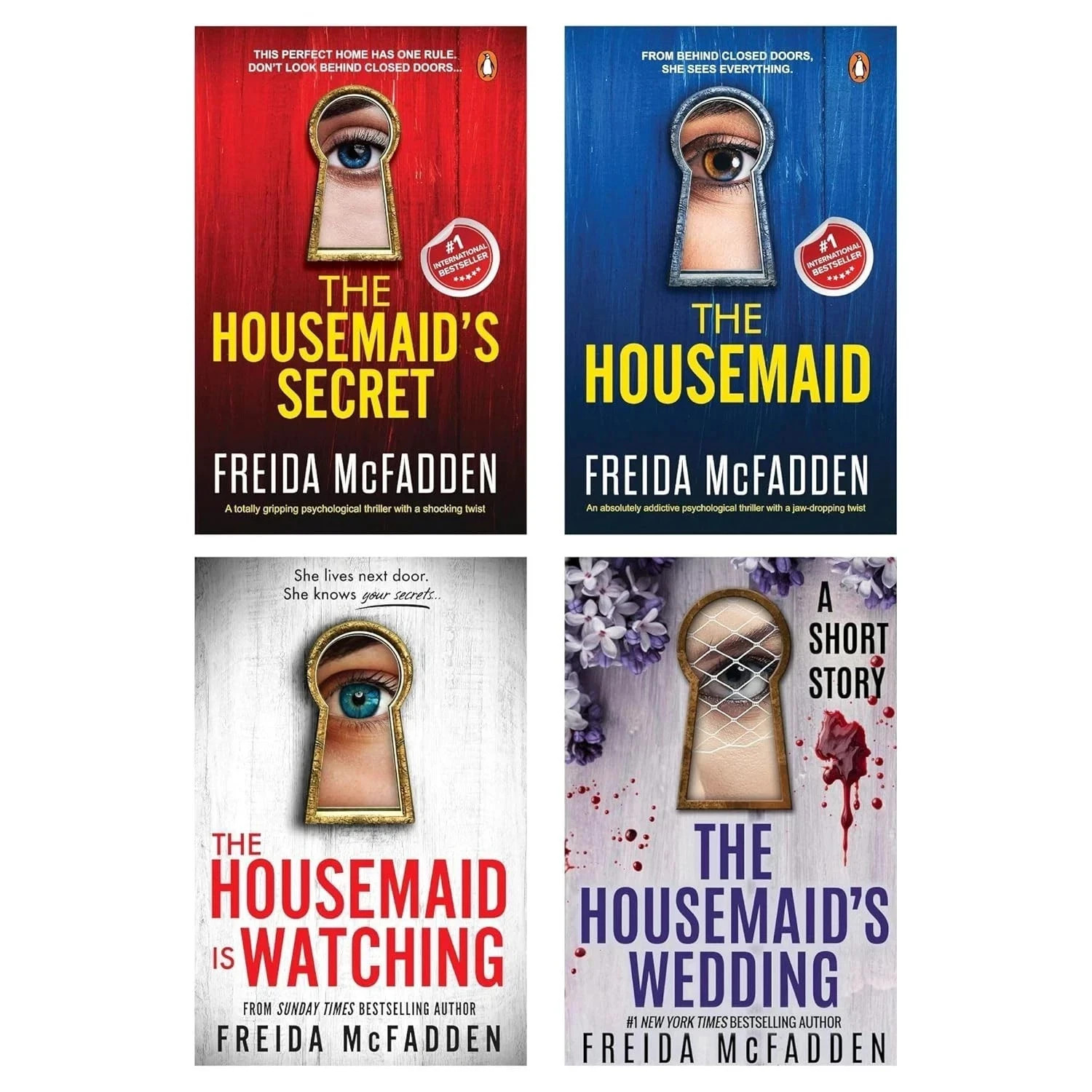The Housemaid by Freida McFadden 4 Book Set Paperback Free Shipping USA STOCK