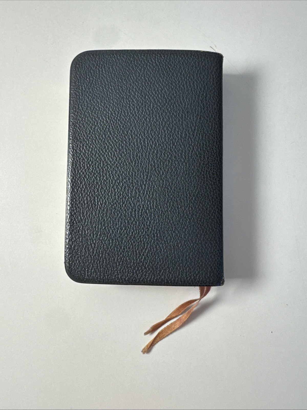 Vintage Oxford University Press Blue Gray Leather KJV Bible