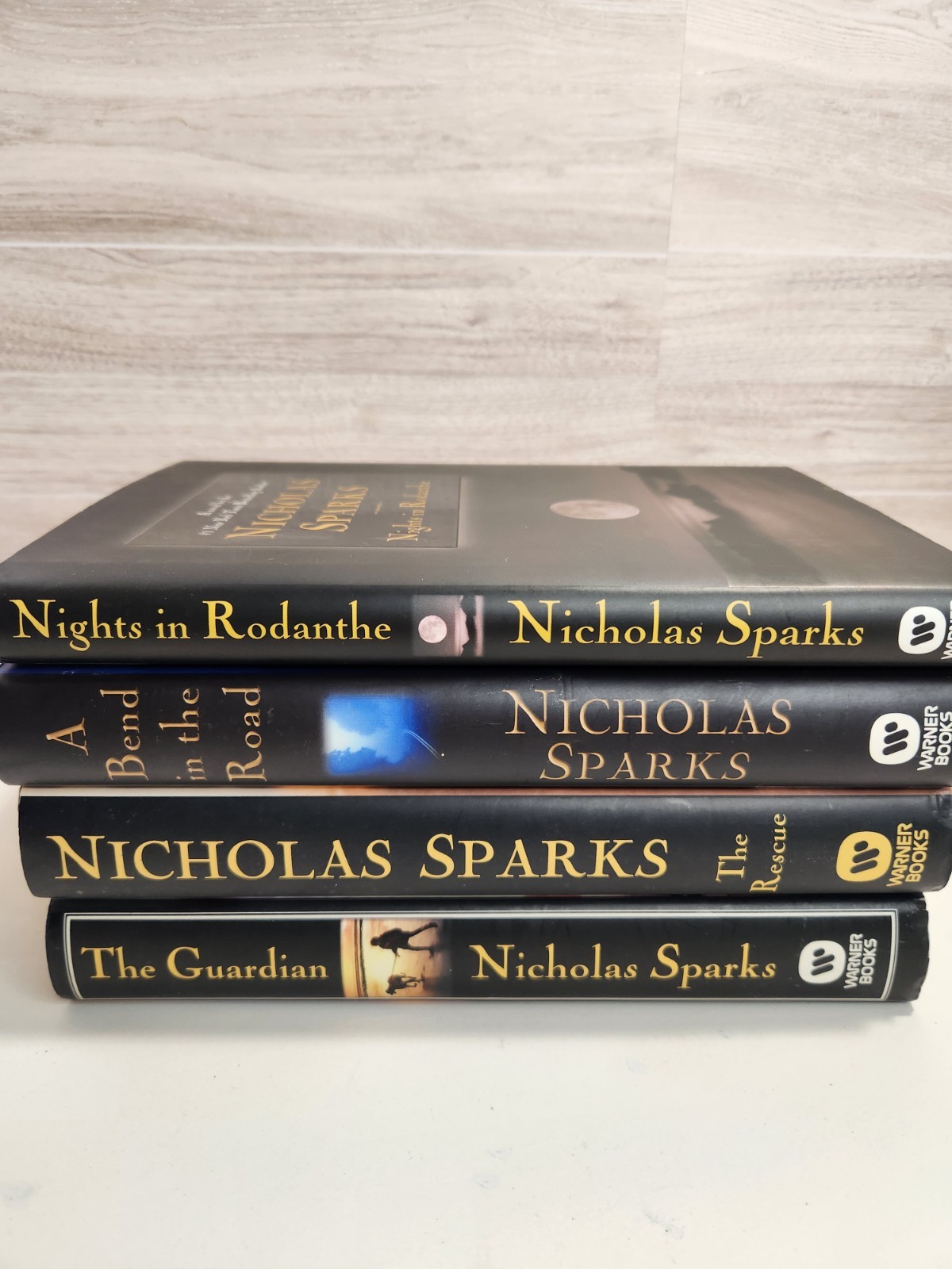 Nicholas Sparks Hardcover Book Lot of 4 w/ Dust Jackets 1st editions-GREAT